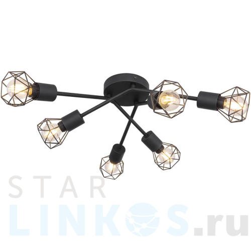 Купить Потолочная люстра Globo Xara I 54802S-6 за 15 620 руб. в Туле Купить с доставкой Потолочная люстра Globo Xara I 54802S-6 в Туле