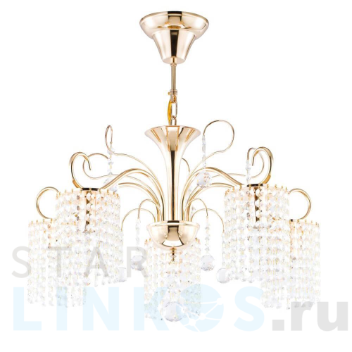 Купить Подвесная люстра Freya Leona FR1127-PL-05-G за 21 990 руб. в Туле Купить с доставкой Подвесная люстра Freya Leona FR1127-PL-05-G в Туле