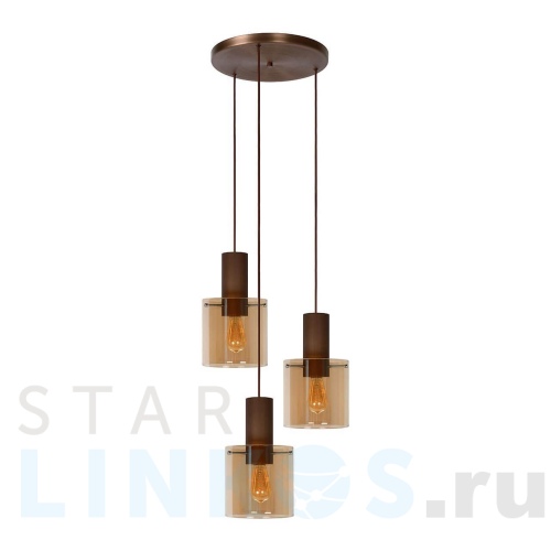 Купить с доставкой Подвесная люстра Lucide Toledo 74405/13/62 в Туле