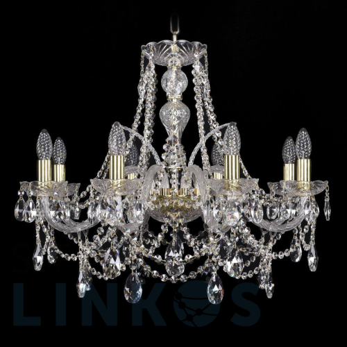 Купить Подвесная люстра Bohemia Ivele 1411/8/240 G за 44 144 руб. в Туле Купить с доставкой Подвесная люстра Bohemia Ivele 1411/8/240 G в Туле