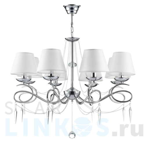 Купить Подвесная люстра Freya Haley FR2909-PL-08-CH за 18 991 руб. в Туле Купить с доставкой Подвесная люстра Freya Haley FR2909-PL-08-CH в Туле