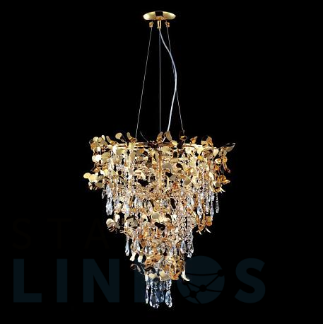 Купить Подвесная люстра Crystal Lux Romeo SP10 Gold D600 за 144 800 руб. в Туле фото 2 Купить с доставкой Подвесная люстра Crystal Lux Romeo SP10 Gold D600 в Туле фото 2