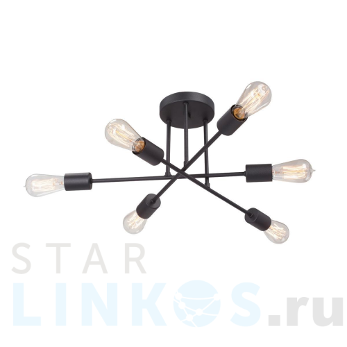 Купить Потолочная люстра Vitaluce V3764-1/6PL за 4 970 руб. в Туле Купить с доставкой Потолочная люстра Vitaluce V3764-1/6PL в Туле