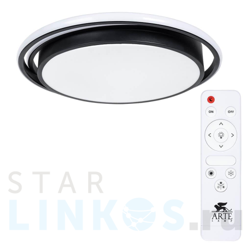 Купить Потолочный светодиодный светильник Arte Lamp Sonny A2688PL-1BK за 11 990 руб. в Туле Купить с доставкой Потолочный светодиодный светильник Arte Lamp Sonny A2688PL-1BK в Туле