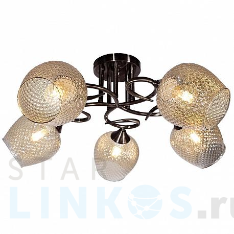 Купить Потолочная люстра IMEX MD.3476-5-S BK за 5 200 руб. в Туле фото 2 Купить с доставкой Потолочная люстра IMEX MD.3476-5-S BK в Туле фото 2