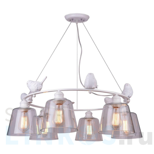 Купить Подвесная люстра Arte Lamp Passero A4289LM-6WH за 29 990 руб. в Туле Купить с доставкой Подвесная люстра Arte Lamp Passero A4289LM-6WH в Туле